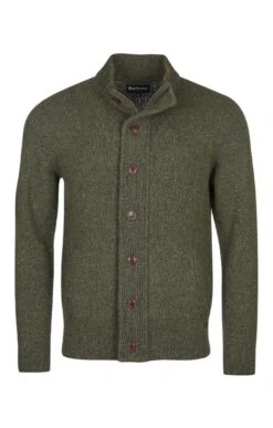 Men’s Barbour Tisbury Zip Through -Bruar Heritage Sales Store TT21401DKSEAWEED 2