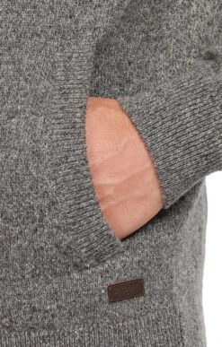 Men’s Barbour Tisbury Zip Through -Bruar Heritage Sales Store TT21401GREY 2