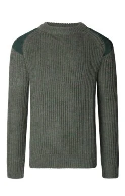 Men's Suede Patch Crew -Bruar Heritage Sales Store TT21530LICHEN 1