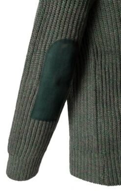 Men's Suede Patch Crew -Bruar Heritage Sales Store TT21530LICHEN 2