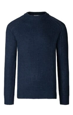 Men's Suede Patch Crew -Bruar Heritage Sales Store TT21530NAVY 1