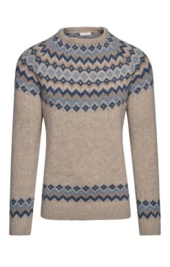 Men's Lambswool Icelandic Crew -Bruar Heritage Sales Store TT21607FIRESTONE 1