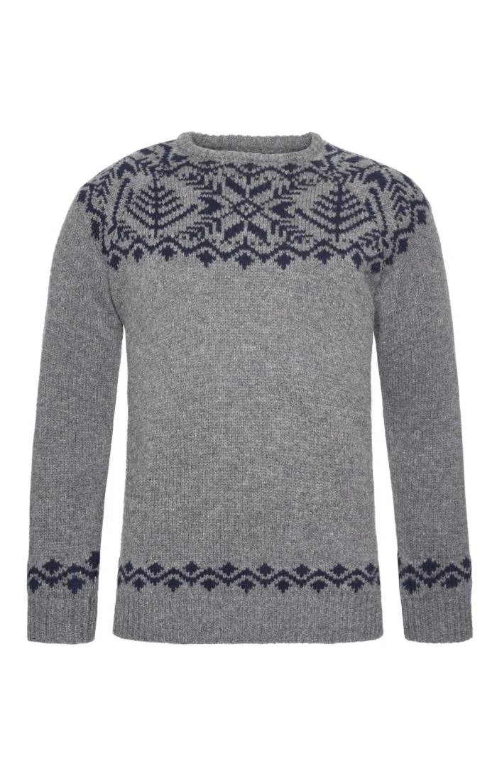 Men's Two Colour Icelandic Crew 2 Men's Two Colour Icelandic Crew - Image 2