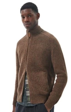 Men's Barbour Calder Knit Zip Through Top