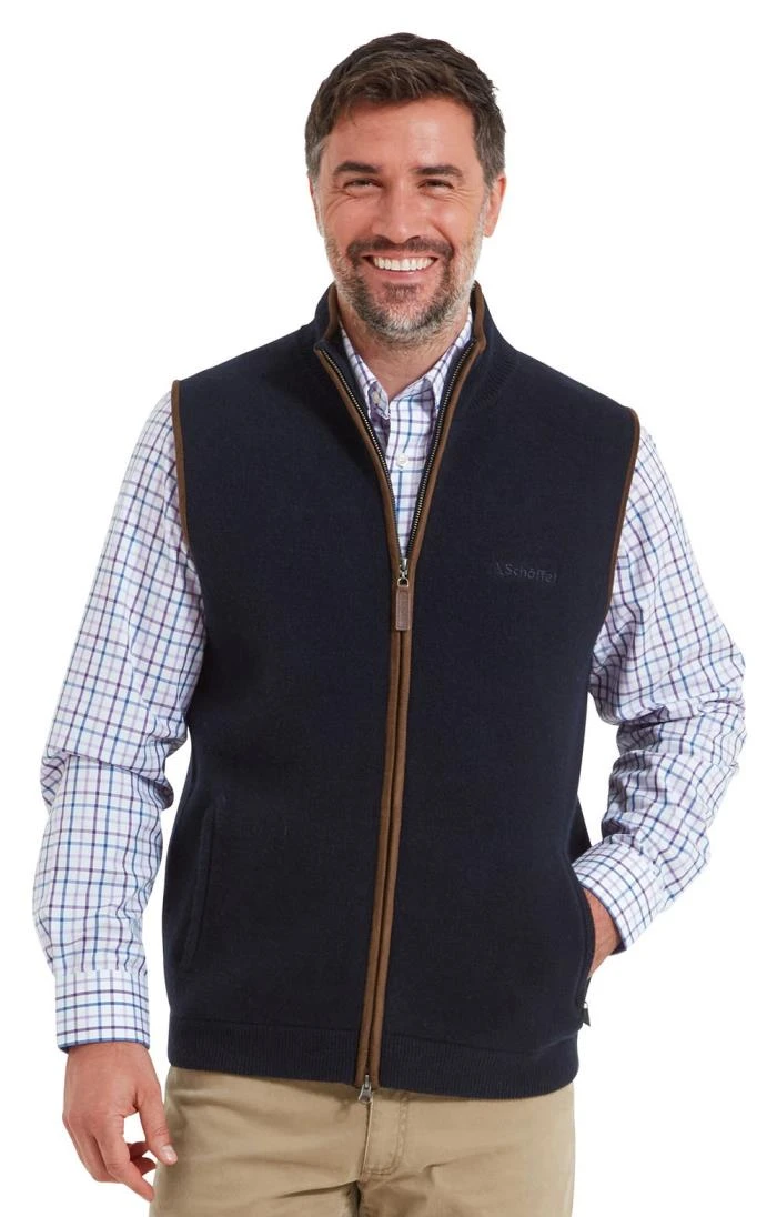 Men’s Schoffel Orkney Merino Gilet 1 Men’s Schoffel Orkney Merino Gilet