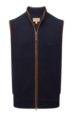 Men’s Schoffel Orkney Merino Gilet 13 Men’s Schoffel Orkney Merino Gilet -Bruar Heritage Sales Store TT23501NAVY 2