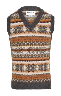 Men’s Allover Fairisle Sleeveless Vest