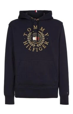 Men's Tommy Hilfiger Round Icon Graphic Hoodie -Bruar Heritage Sales Store TT55411DESERTSKY 2