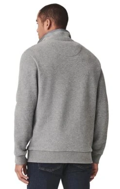 Men’s Crew Clothing Classic Half Zip Knit 10 Men’s Crew Clothing Classic Half Zip Knit -Bruar Heritage Sales Store TT65490GREYMARL 1