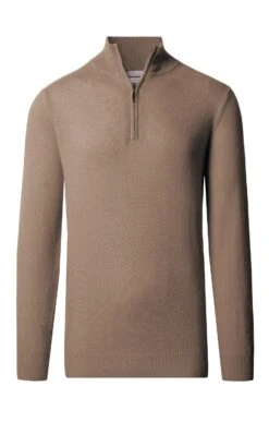 Cashmere T-Zip -Bruar Heritage Sales Store TT92111VICUNA 1
