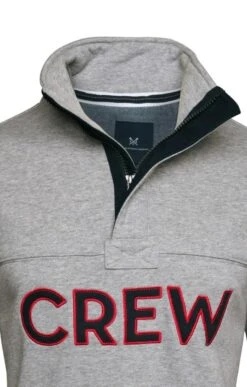 Men’s Crew Clothing Bradleigh Sweater 5 Men’s Crew Clothing Bradleigh Sweater -Bruar Heritage Sales Store TW85240MIDGREYMARL 2