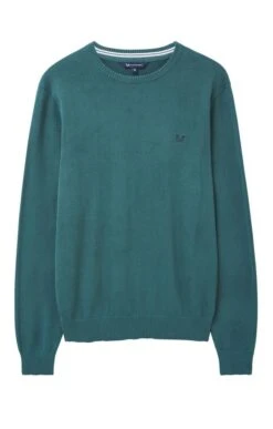 Men's Crew Clothing Organic Cotton Jumper 5 Men's Crew Clothing Organic Cotton Jumper -Bruar Heritage Sales Store TW85253RACINGGRN 2